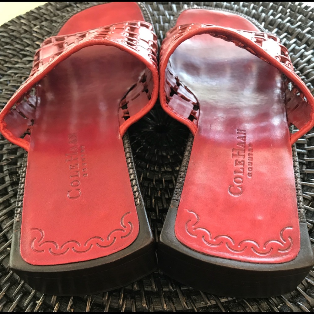 NEW COLE HAAN LATTICE Sz7B(M) Slides - Picture 5 of 6
